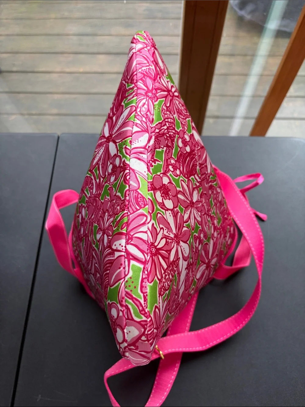 Lilly Pulitzer Pink Floral Laptop Sleeve with Shoulder Strap